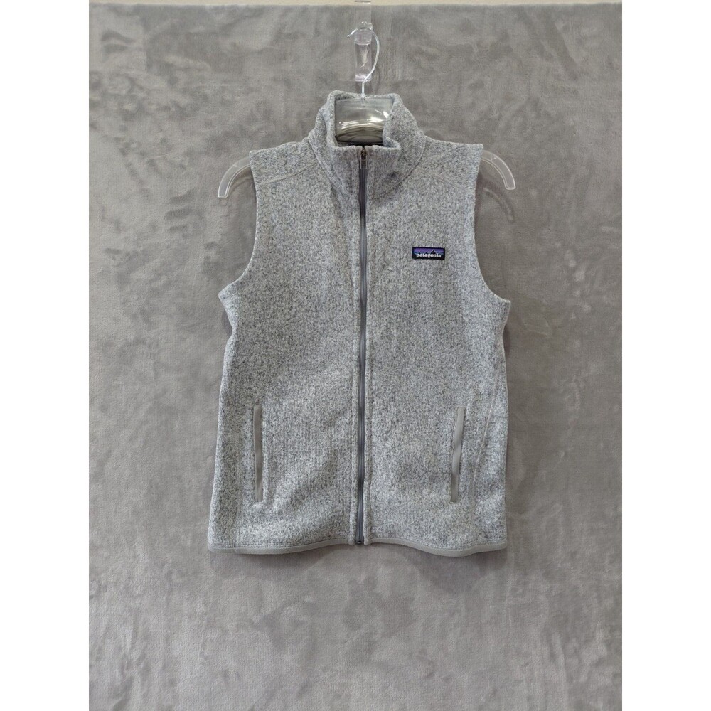 Patagonia Better Sweater Fleece Vest Women's Small Gray Zip Pockets Gorpore